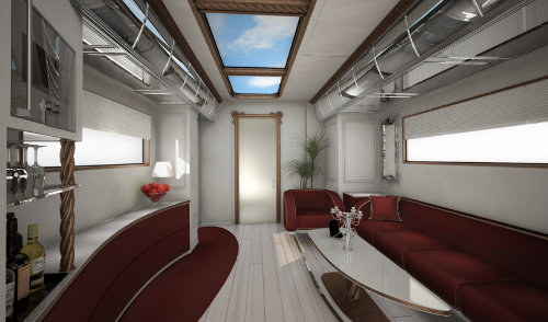 The eleMMent Palazzo Mobile Home interior shot